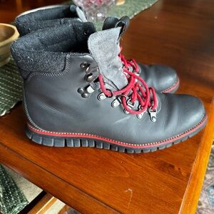 Cole Haan Black and Red Men's Boots